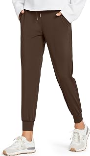 Libin Women's Joggers Pants Petite/Regular/Tall Athletic Casual Sweatpants | Tapered,4-Way stretch,Workout Running Gym Golf Lounge dance Travel Walking Yoga Pants with Pockets