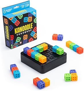 Educational Insights Kanoodle SudoQube | 3D Brain Teaser Puzzles for Kids Ages 8-10, Travel-Friendly Pocket Sudoku Game, Brain Games for Adults, Teens, and Kids