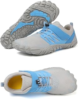 Barfußschuhe Herren Barfussschuhe Damen Barfuss Schuhe Zehenschuhe Outdoor Fitnessschuhe rutschfest Traillaufschuhe Barefoot Shoes Mit Zero-Drop Solhe,Gr.35-46 EU