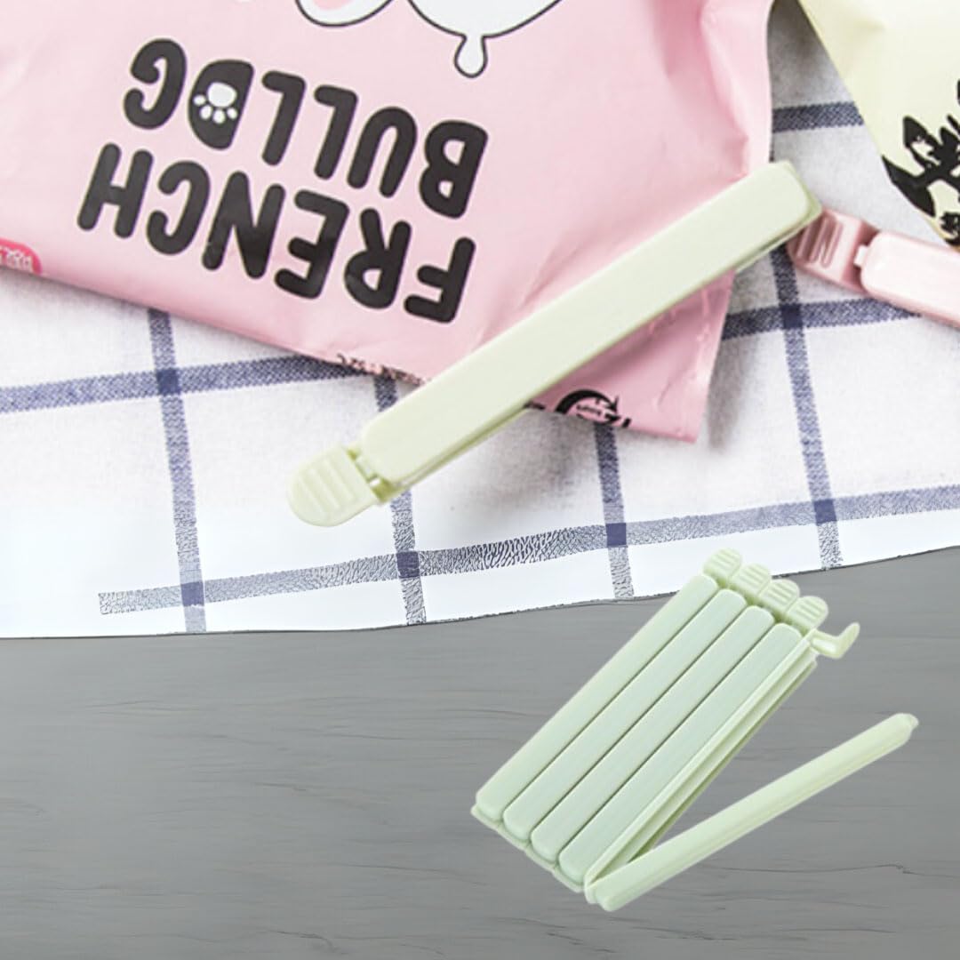 5pcs Chip Clips Bag Clips Food Clips Set for Snacks Bread Clips Plastic Food Pac