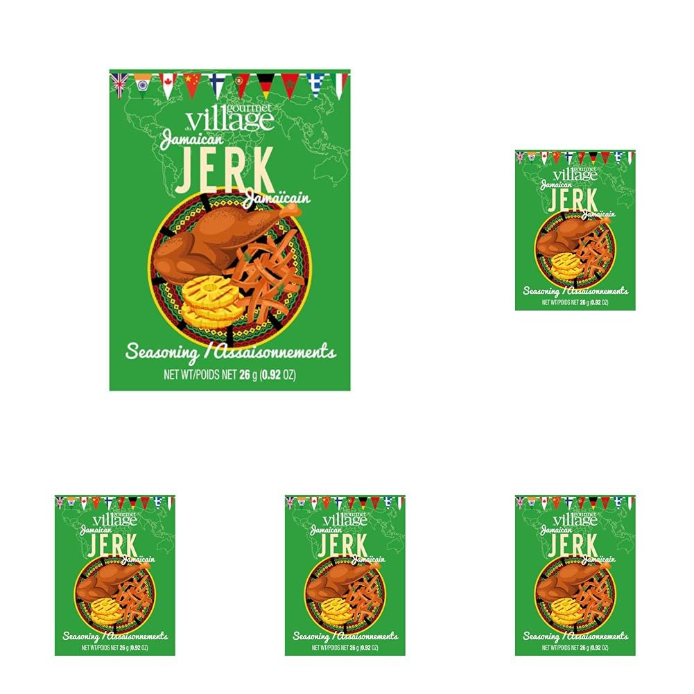 Gourmet du Village Seas Jamaican Jerk Recipe Box (Pack of 5)