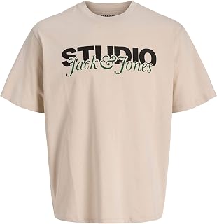 JACK & JONES Men's Jjyuki Tee Ss Crew Neck Bf Jjyuki Tee Ss Crew Neck Bf (Pack of 1)
