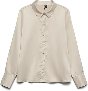 VERO MODA Vmmerle LS Women's T-Shirt Wvn Ga Noos