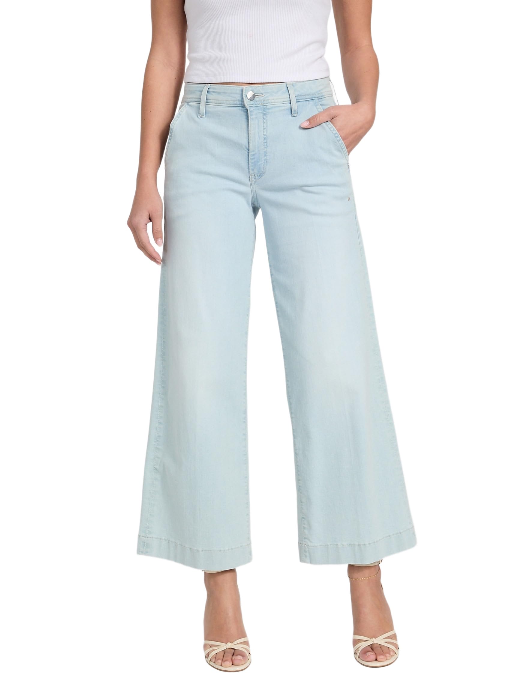 GUESS Eco Zoya Wide Leg Crop Women's Jeans