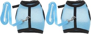 HAPINARY Guinea Pig Harness Leash Set with Soft Cloth Pulling Rope 2pcs | for Small Pets Hamsters and Rabbits Indoor Decorative Costume Accessories