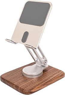 Smartphone Stand, Silver, Maple Style, Wood