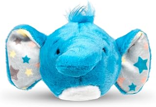 Petface Little Pet Esmee Elephant Plush Dog Toy with Squeaker (Pack of 1)