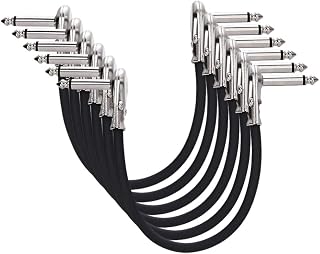 Amazon Basics 1/4 Inch Guitar Patch Cable - 6 Inch