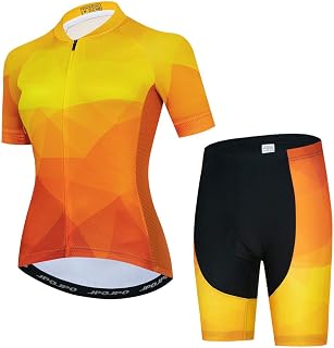Women's Cycling Jersey Set, Summer Short Sleeve, Mountain Bike Shirt and Shorts Set for MTB Suit, Cycling Clothing