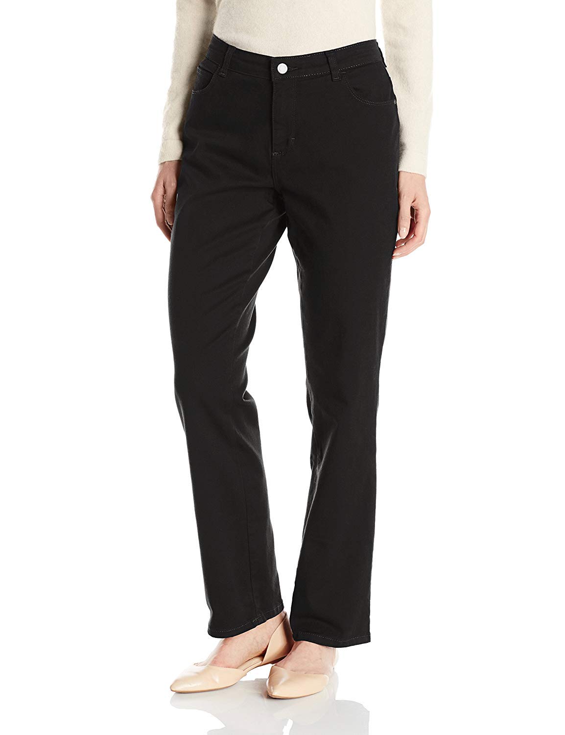 Lee Women's Denim Trousers, Solid Premium Light Blue