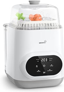 Grownsy EaseClean Bottle Washer All-in-One Washer and Steriliser and Dryer | Automatically Washes, Sterilises and Dries Bottles, Pump Parts and Baby Essentials with No Hand Washing Required