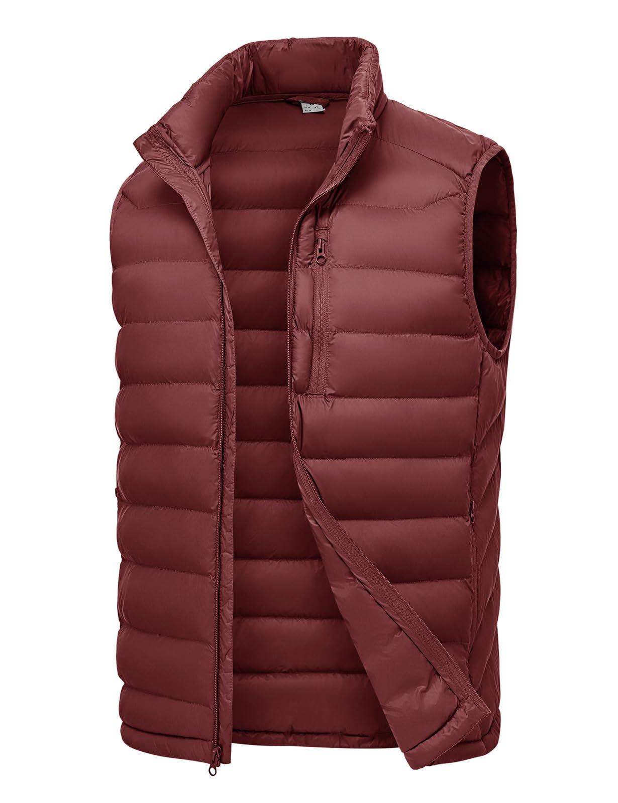 BASUDAM Men's Insulated Outdoor Puffer Vest Outerwear Warm Lightweight