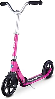 Micro, Micro Cruiser, 2-Wheel Foldable Aluminum Kids Scooter, Big Wheel | Foldable, Adjustable Chopper Handlebar, PU Wheels, Rear Brake, Swiss-Engineered