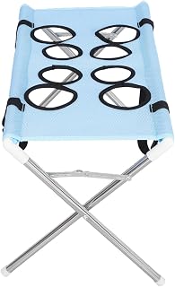 NIYANGLE Foldable Pet Grooming Hammock with Adjustable Straps | Detachable Setup for Small Dogs and Cats, Brushing Assistance on Grooming Tables or Balconies, Pet Security, Stainless Steel