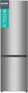 Gorenje RK 4182 PS4 Fridge-Freezer / Height 180 cm / Cooling 198 L / Freezer 66 L / Vegetable Compartment / 39 dB / LED Lighting / H x W x D: 180 x 55 x 55.7 cm / Grey