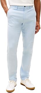 Tommy Hilfiger Men's Linen Blend Pants in Straight Fit
