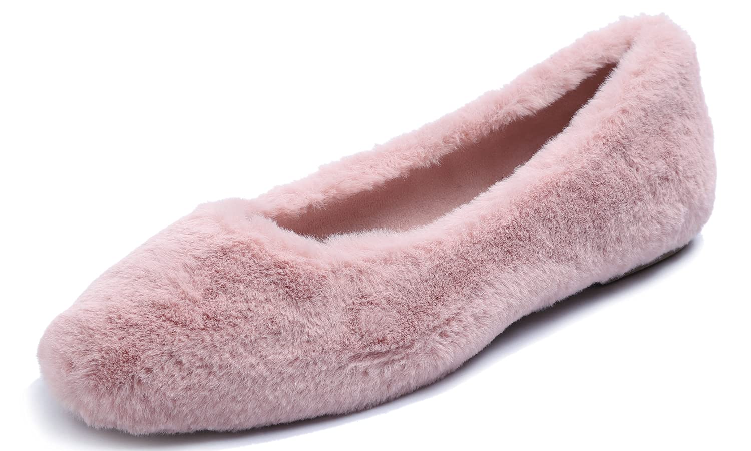 Feversole Coloured Suede Ballerina with Memory Foam Cushion for Macaroons for Wo