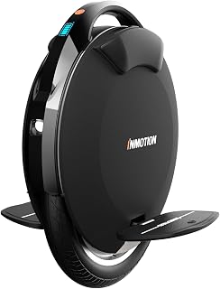 INMOTION V8S Electric Unicycle, 21.7 MPH, 35.2 lb Lightweight Commuter EUC | Up to 46.6-Mile Range, 2000W Peak Power, 16-Inch Tire, Retractable Trolley Handle, Anti-Spin Button & App Control
