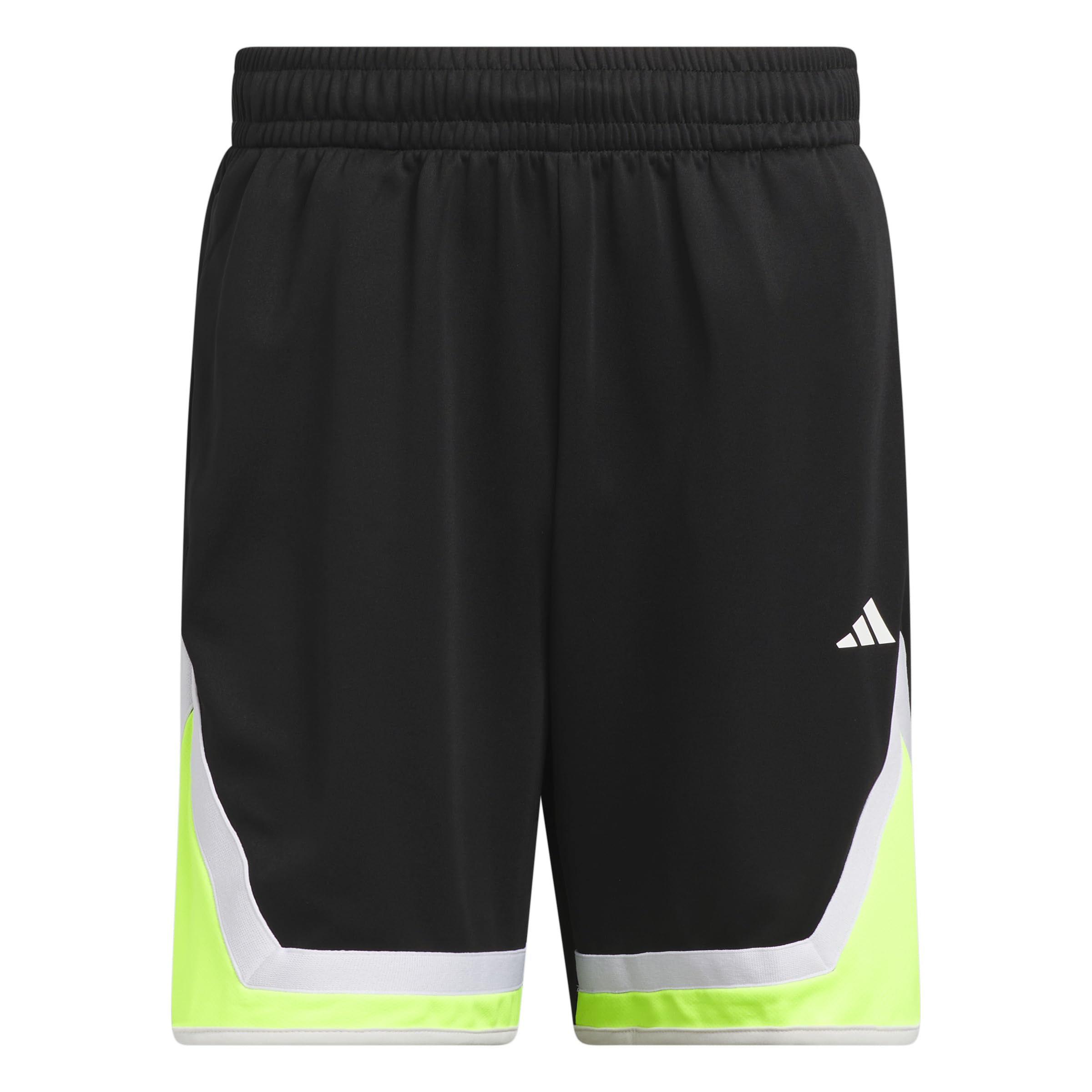 adidas Mens Pro Block Shorts Basketball Casual Bottoms Casual Moisture Wicking -