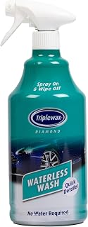 Triplewax Waterless Wash Car Shampoo 1L Trigger | No Rinse Car Cleaner for a Quick Shine