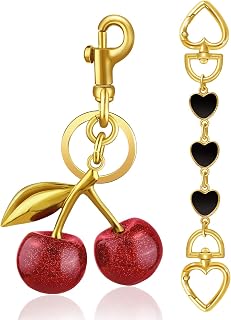 Cherry Bag Charm Cute Cherry Purse Charms Strawberry Keychain Best Gifts
