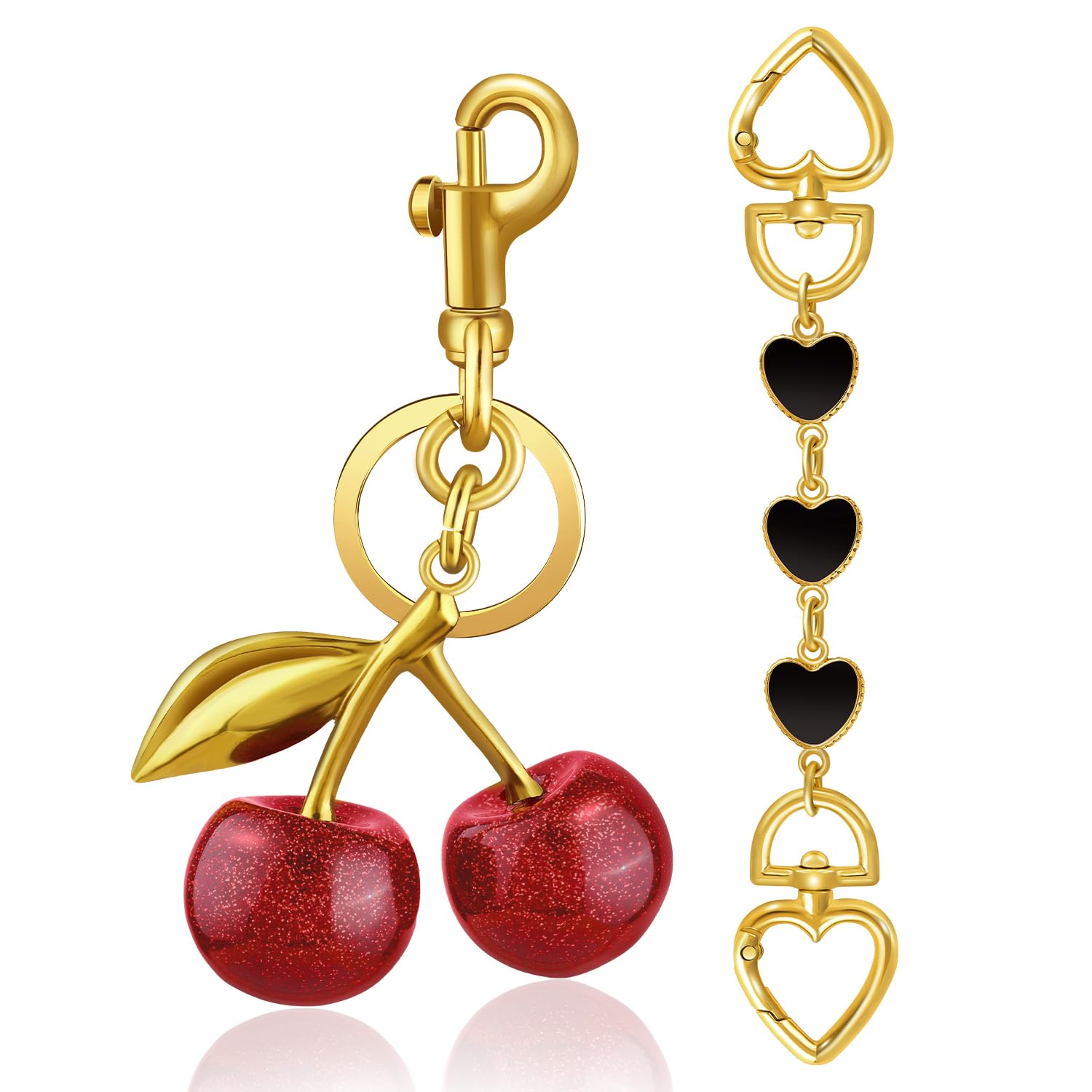 Cherry Bag Charm Cute Cherry Purse Charms Strawberry Keychain Best Gifts