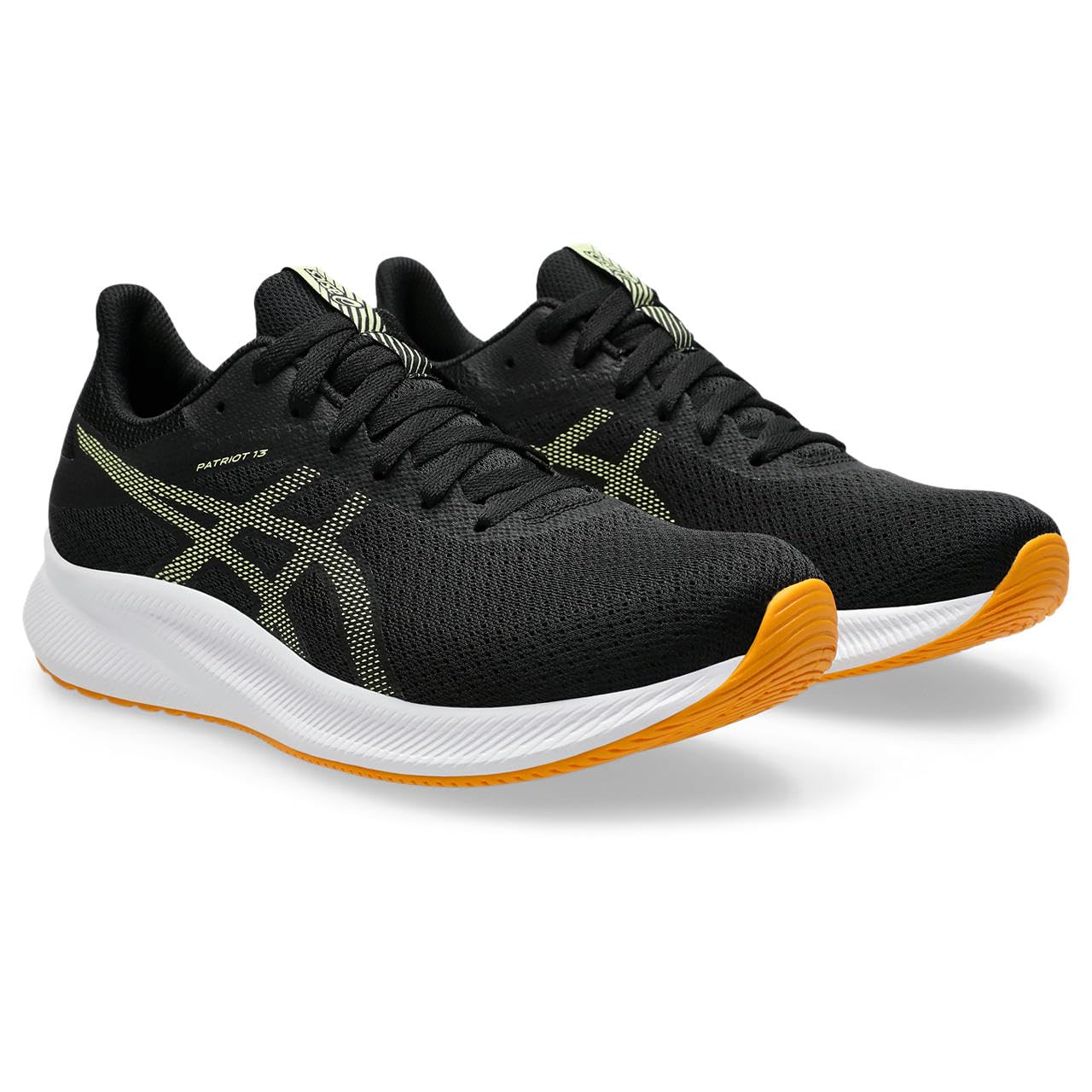 Asics 1011B485-011 Patriot 13 Men, Black/Huddle Yellow EU 45