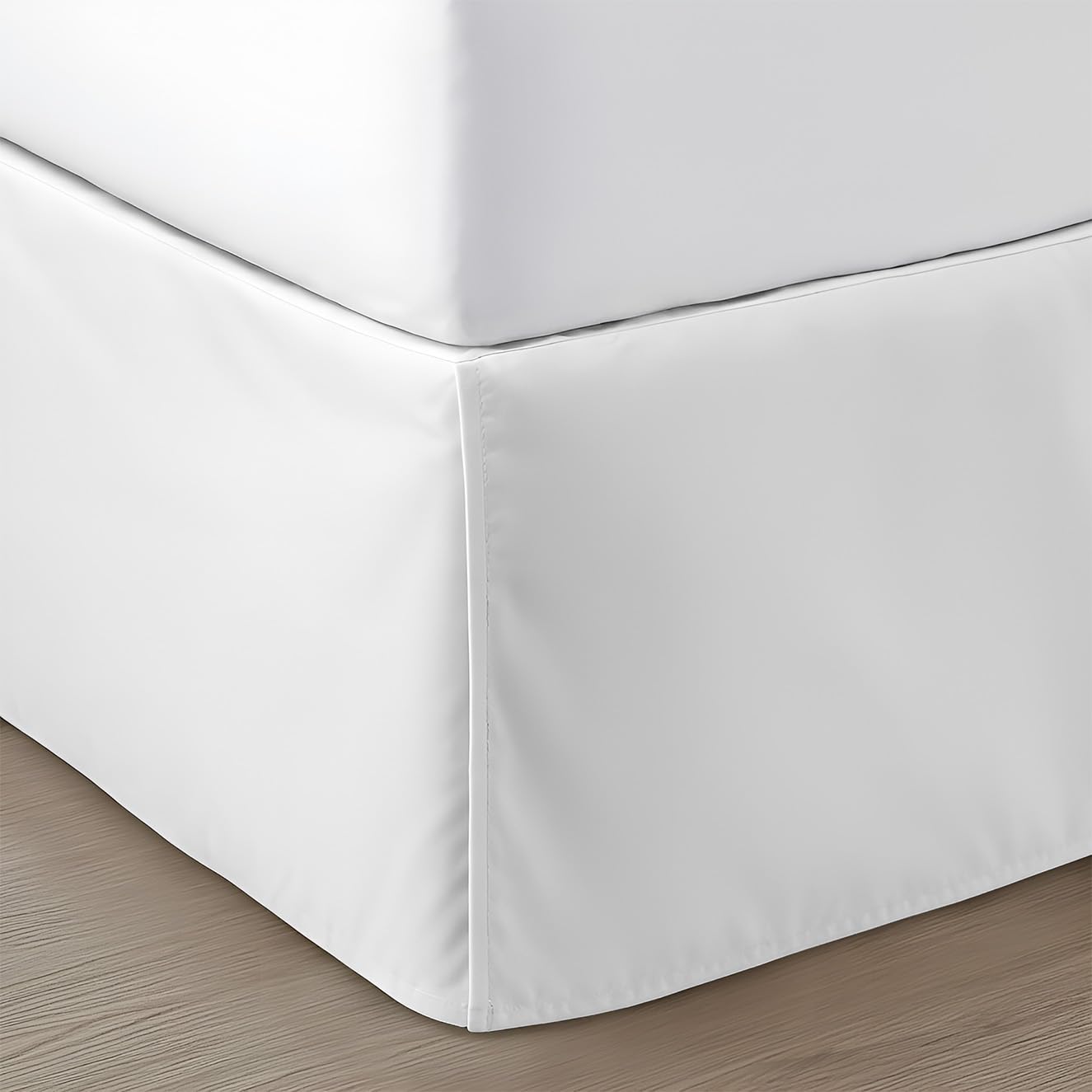 SGI Bedding 18 inch Drop Bed Skirt King Size - Platform Style with Secure Fit, C