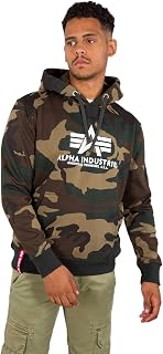 ALPHA INDUSTRIES Men's Basic T-Shirt with Neon Print T-Shirt (Pack of 1)