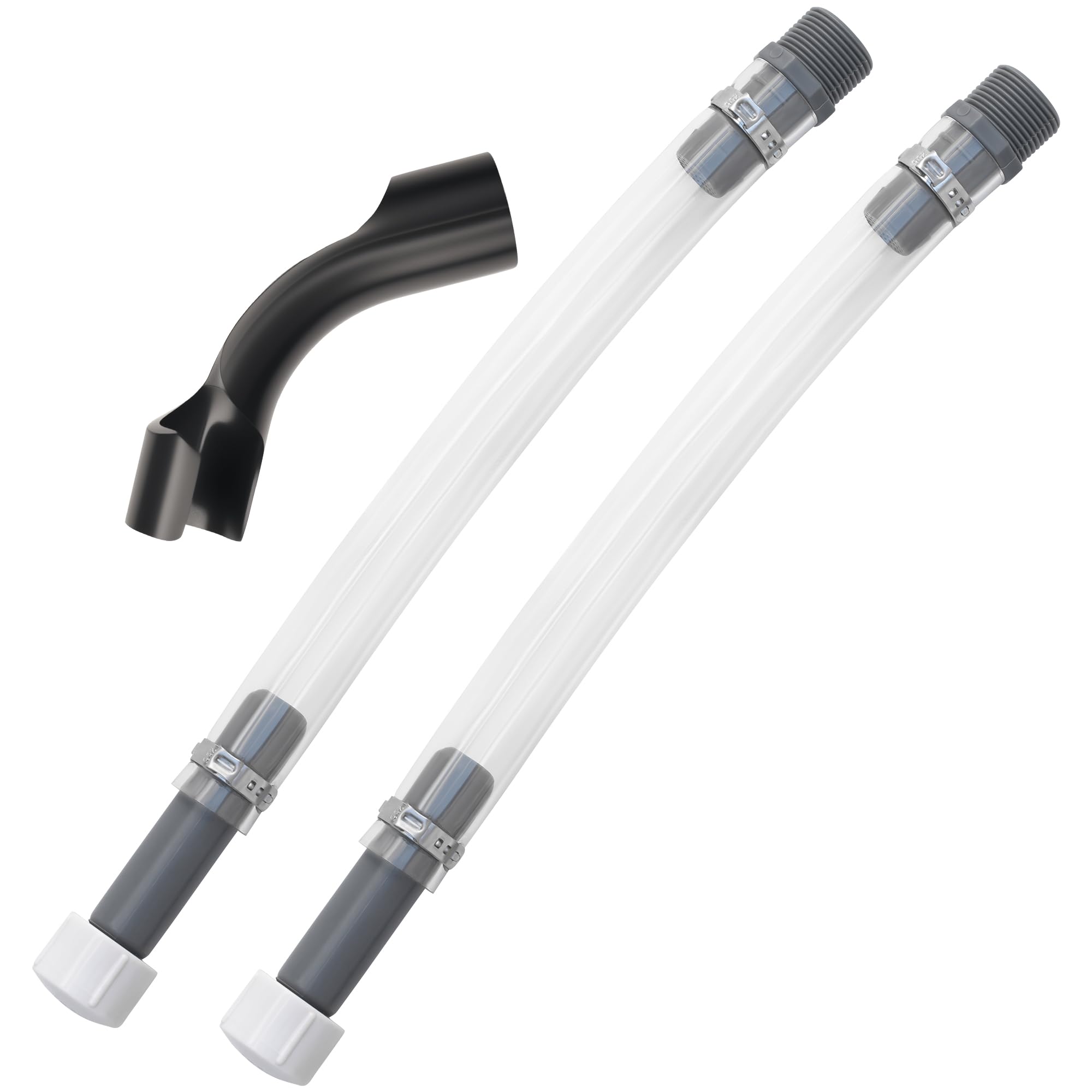 Seppicsa 2 PCS Fuel Jug Hoses, 3/4" NPS Gas Can Hoses with 1 Hose Bender | Repla