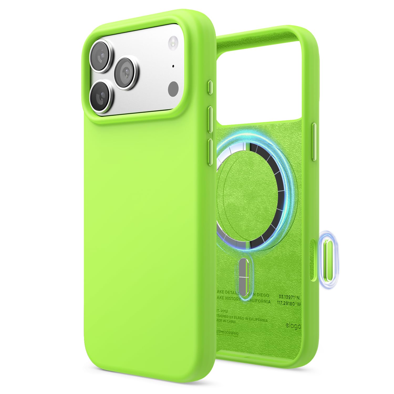 elago Magnetic Silicone Case for iPhone 18 Pro Max & iPhone 17 Pro Max