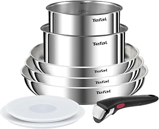 TEFAL Ingenio Emotion – Set of 5 Pieces, Stainless Steel, Uncoated