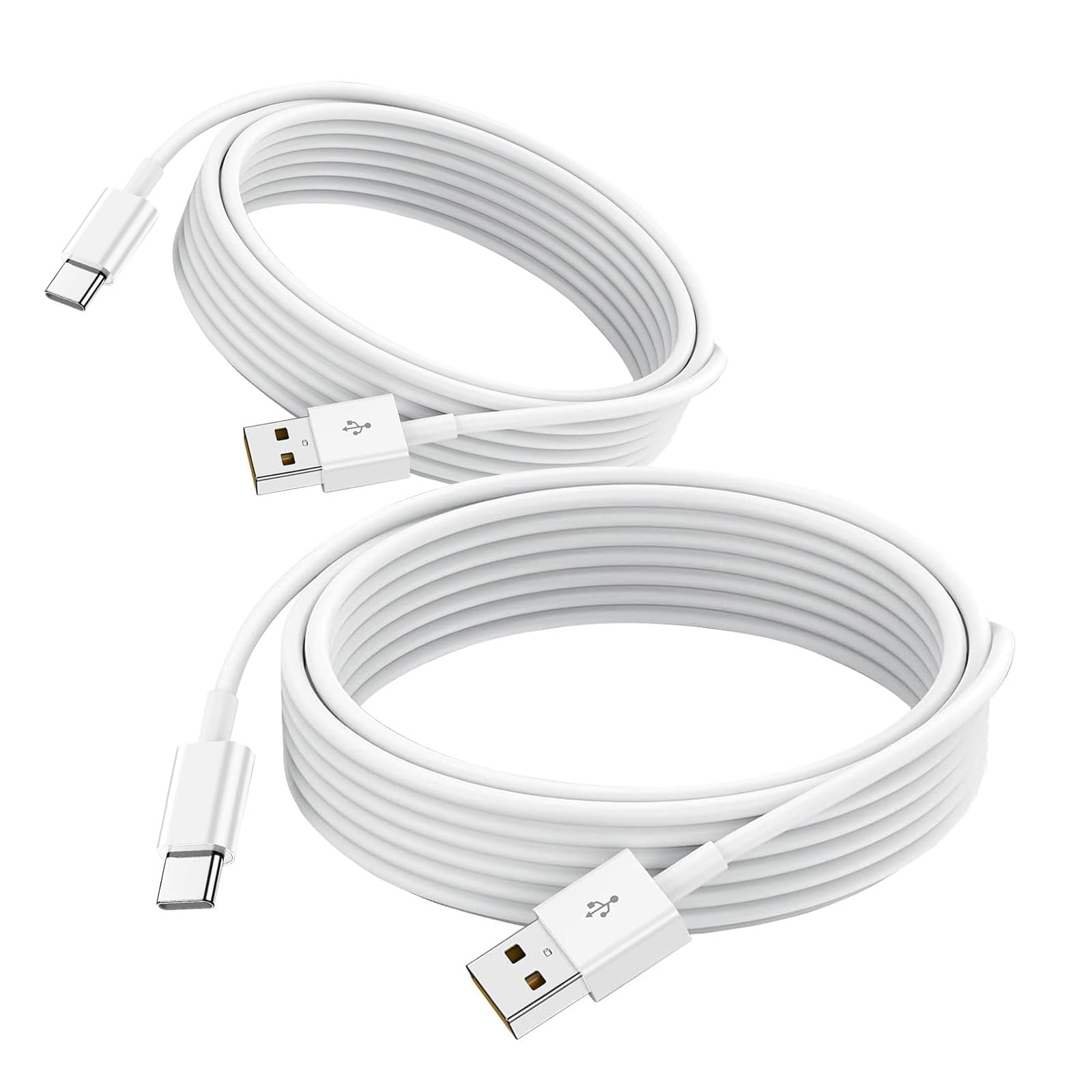 2 Pack Car Media Carplay Cable for iPhone 18/17/Duo(Fold)/Air/15/16 16e 15, Andr