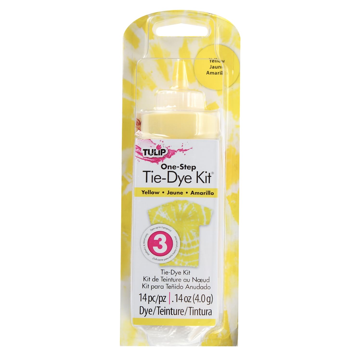 Tulip One-Step Fabric Dye, Yellow, 4 fl oz | 4 fl oz One-Step Fabric Dye, Single