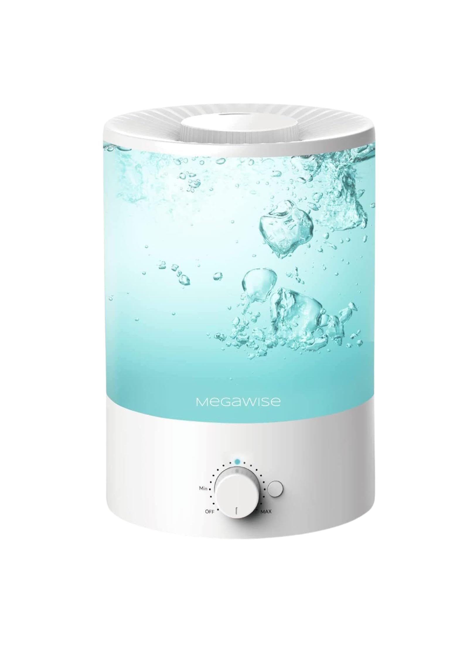 MEGAWISE 3.5L Cool Mist Humidifier – Ultra-Quiet Ultrasonic Vaporizer with Top-F