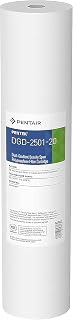 Pentair Pentek DGD-2501-20 Big Blue Water Filter, 20-Inch Whole House Sediment Filter Cartridge Replacement, Dual-Gradient Density Spun Polypropylene, 20" x 4.5", 1 Micron, Pack of 1, White
