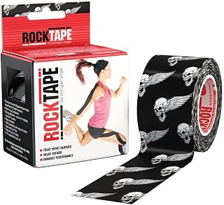 RockTape Kinesiology Tape Athletes, Water Resistant, Reduce Pain & Injury Recovery, 2 in x 5 m, Uncut, Pink