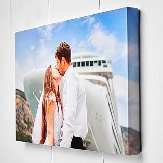 SwiftprintUK Personalised Canvas Photo Prints Your Photos on Canvas Framed, Gallery Wrapped, – Perfect for Home Pictures, Decor and Gifts 76x51cm (30x20in)