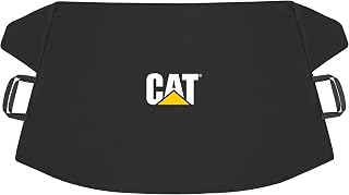 CAT® Windshield Snow Cover for Standard Size Cars, SUV and Trucks - Black | Toughest Car Frost Protector for Ice &amp; Sleet, Weatherproof for Winter, Includes Anti-Theft Straps, Window Freeze Protector