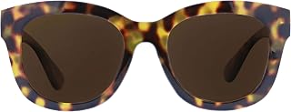 Peepers by PeeperSpecs Women's Center Stage Polarized Oversized Sunglasses, Pink, 55 mm + 0