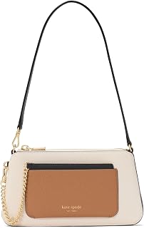 kate spade new york Ava Spring Pansises Embossed Pebbled Leather 2 In 1 Pochette