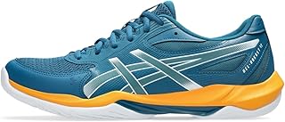 ASICS Men's Gel-Rocket 12 Volleyball Shoes, White/Black, 9 UK