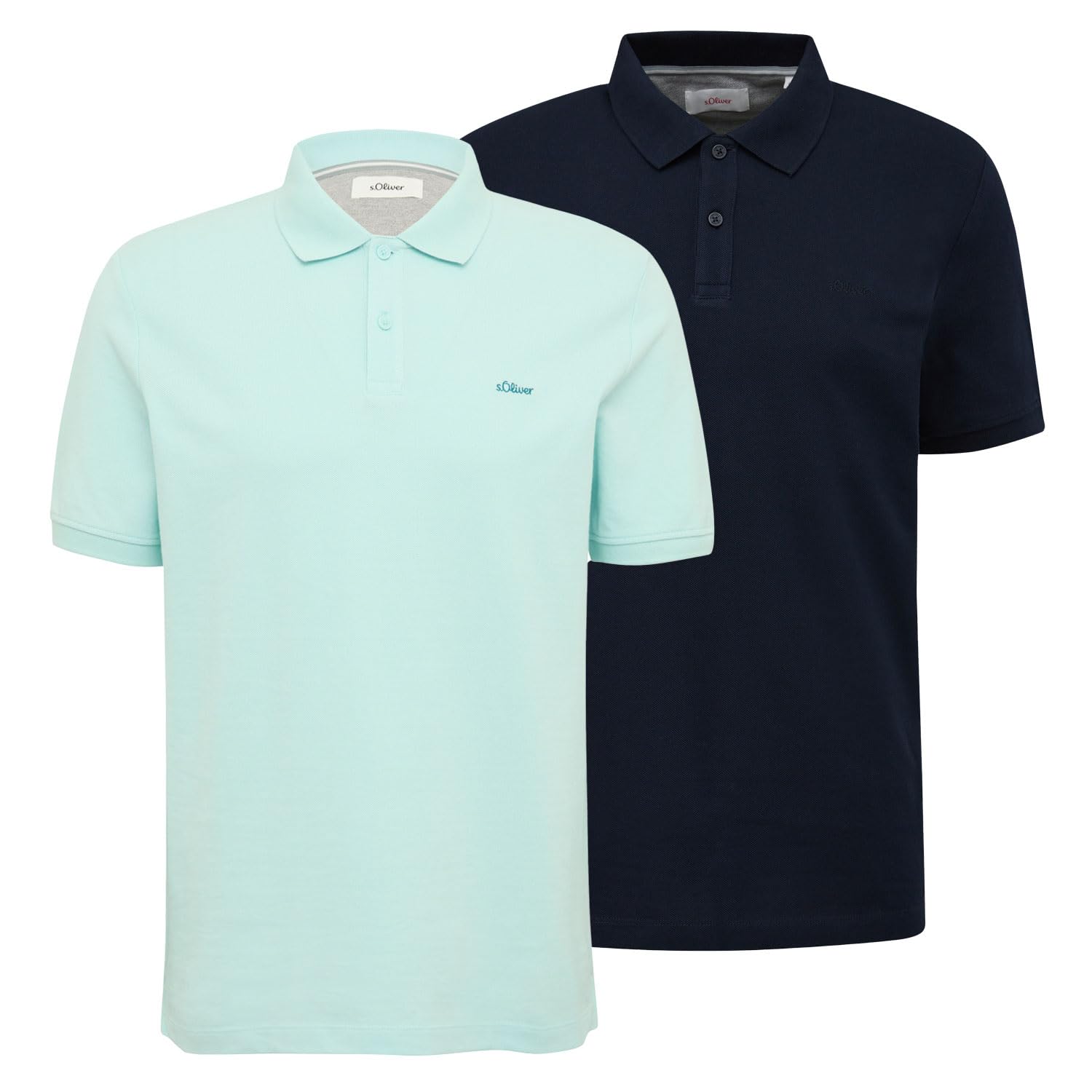 s.Oliver 2139798 Men's Cotton Pique Polo Shirt (Pack of 1)