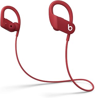 Beats by Dre Powerbeats High-Performance Wireless Earphones - Red - MWNX2LL/A (Renewed)
