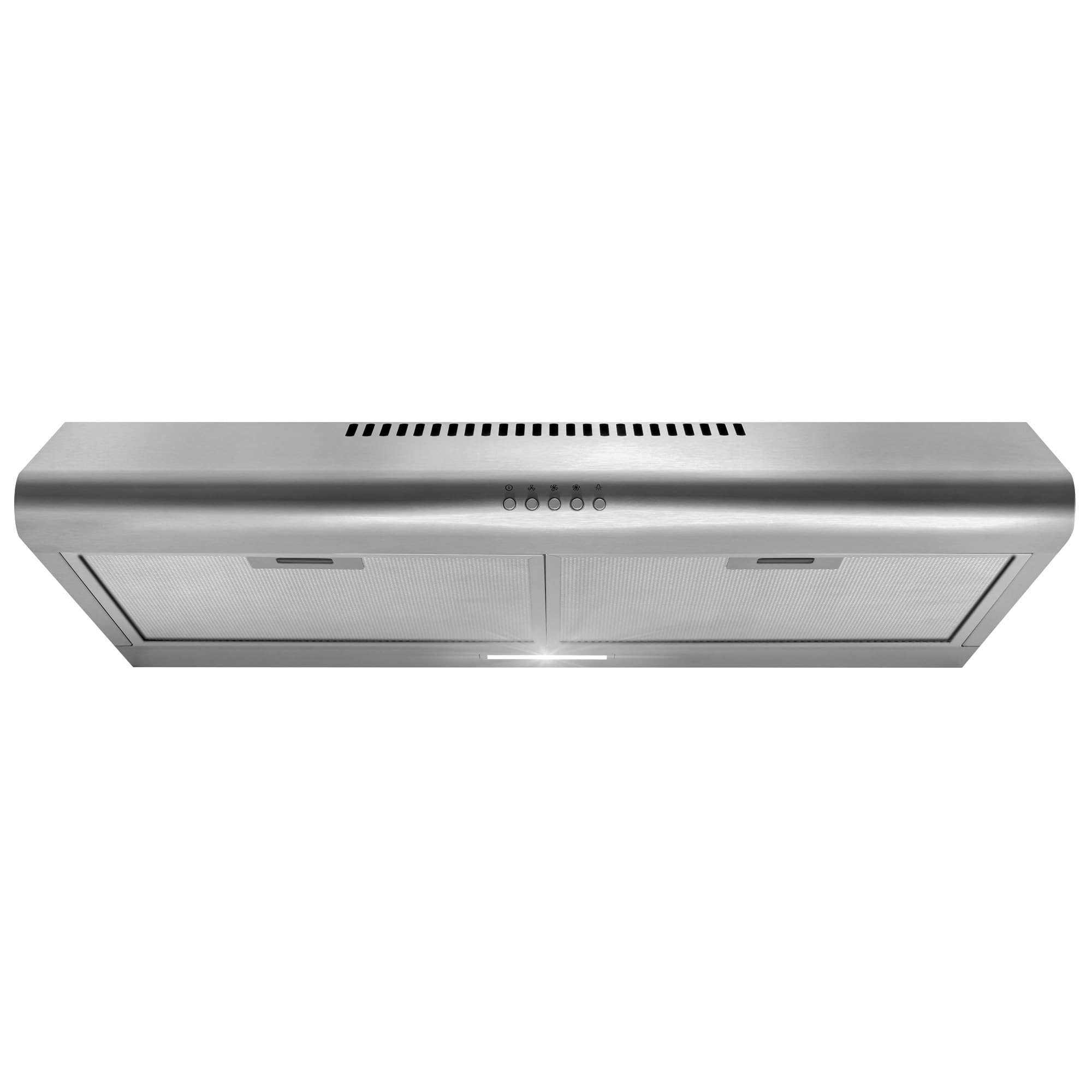 COSMO COS-5MU30 30 in. Delta Collection Ducted Under Cabinet Range Hood, Button 