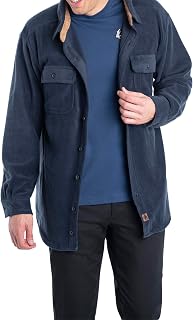 Legendary Whitetails Men's Long Sleeve Fleece Button Up Shirt Casual Fit Thick Heavyweight Long Sleeve Fleece Button Up Shirt Casual Fit Thick Heavyweight (Pack of 1)