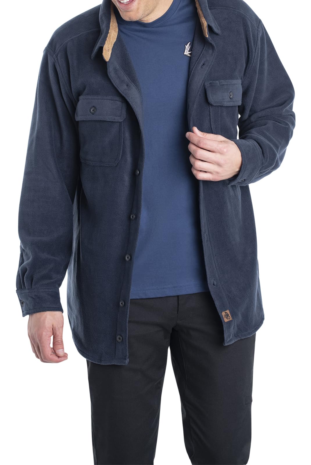 Legendary Whitetails Men's Long Sleeve Fleece Button Up Shirt Casual Fit Thick H