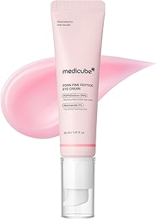 medicube Eye Serum with Salmon DNA PDRN &amp; Pink Peptides | 99% Purity Retinol for Fine Lines - PDRN &amp; Niacinamide for Uneven Skin Tone, Korean Skincare, 1.01 fl.oz