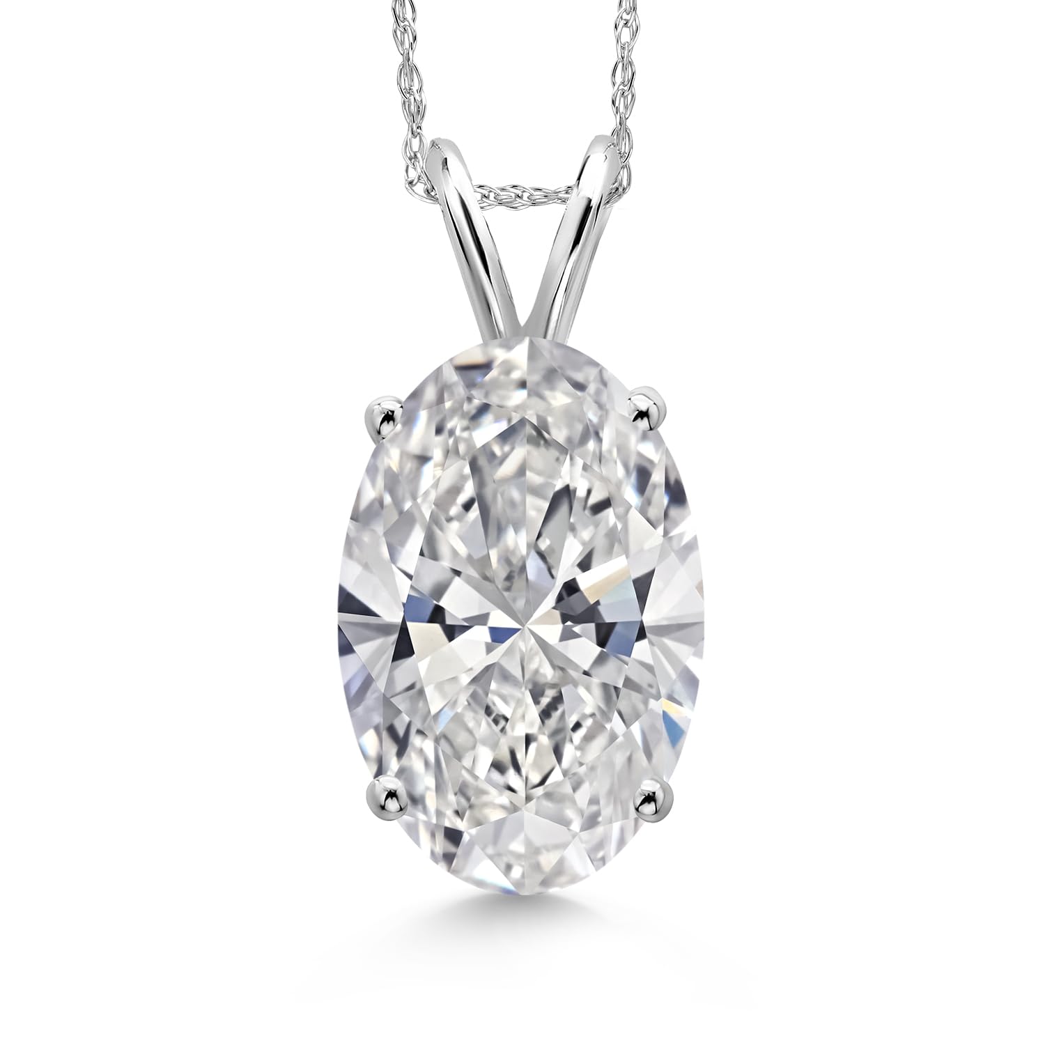 Gem Stone King 1-5 Ct IGI Lab Diamond Pendant