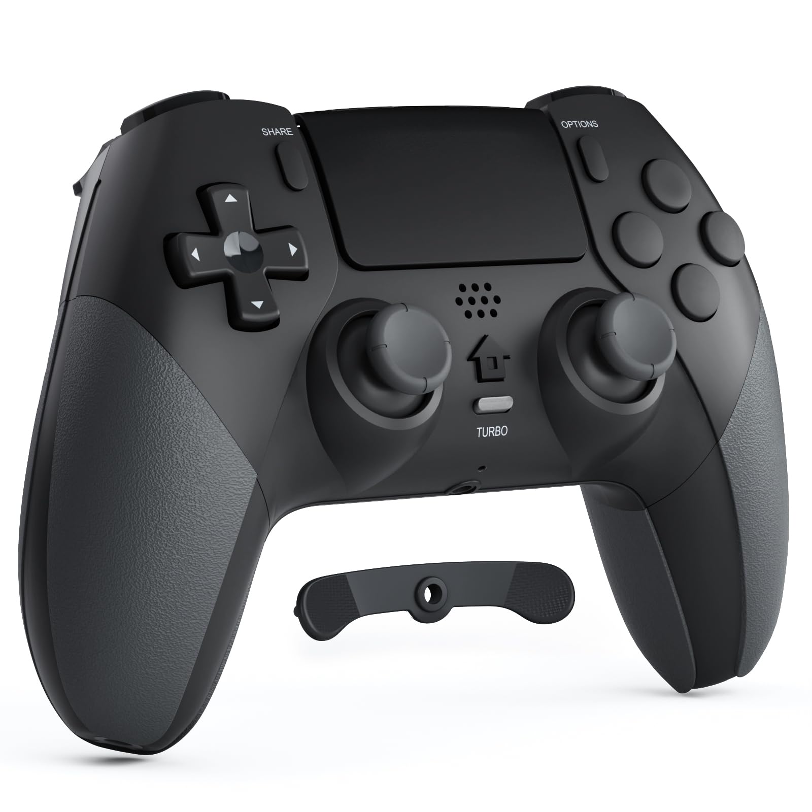 CHEREEKI Wireless Controller for PS4 with 2 Macro Buttons, Motion Sensors, Dual 